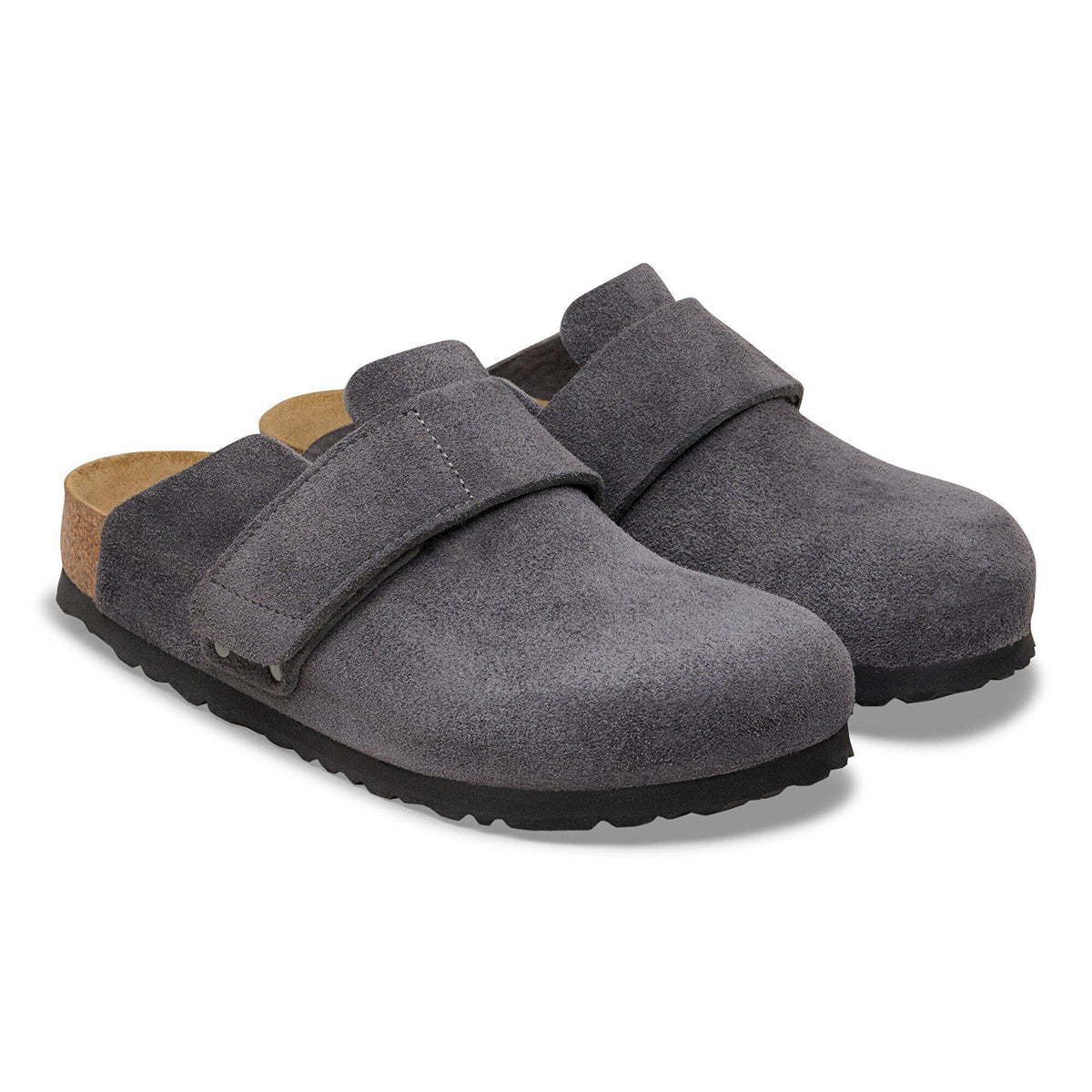 Loma Suede Leather in Color Charcoal | Birkenstock