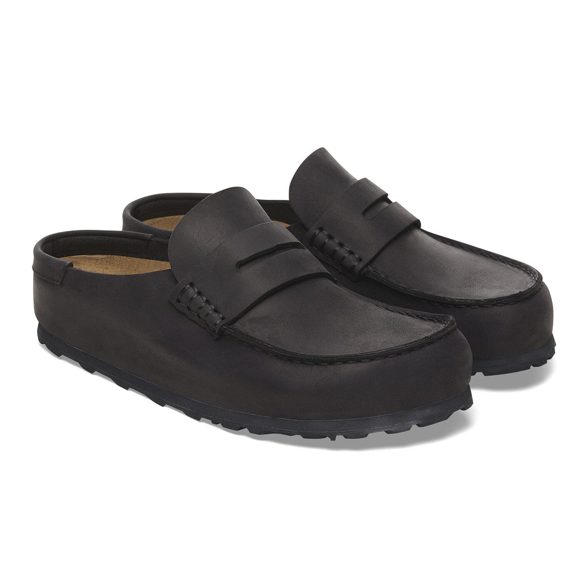 Naples Wrapped Oiled Leather in Color Black | Birkenstock