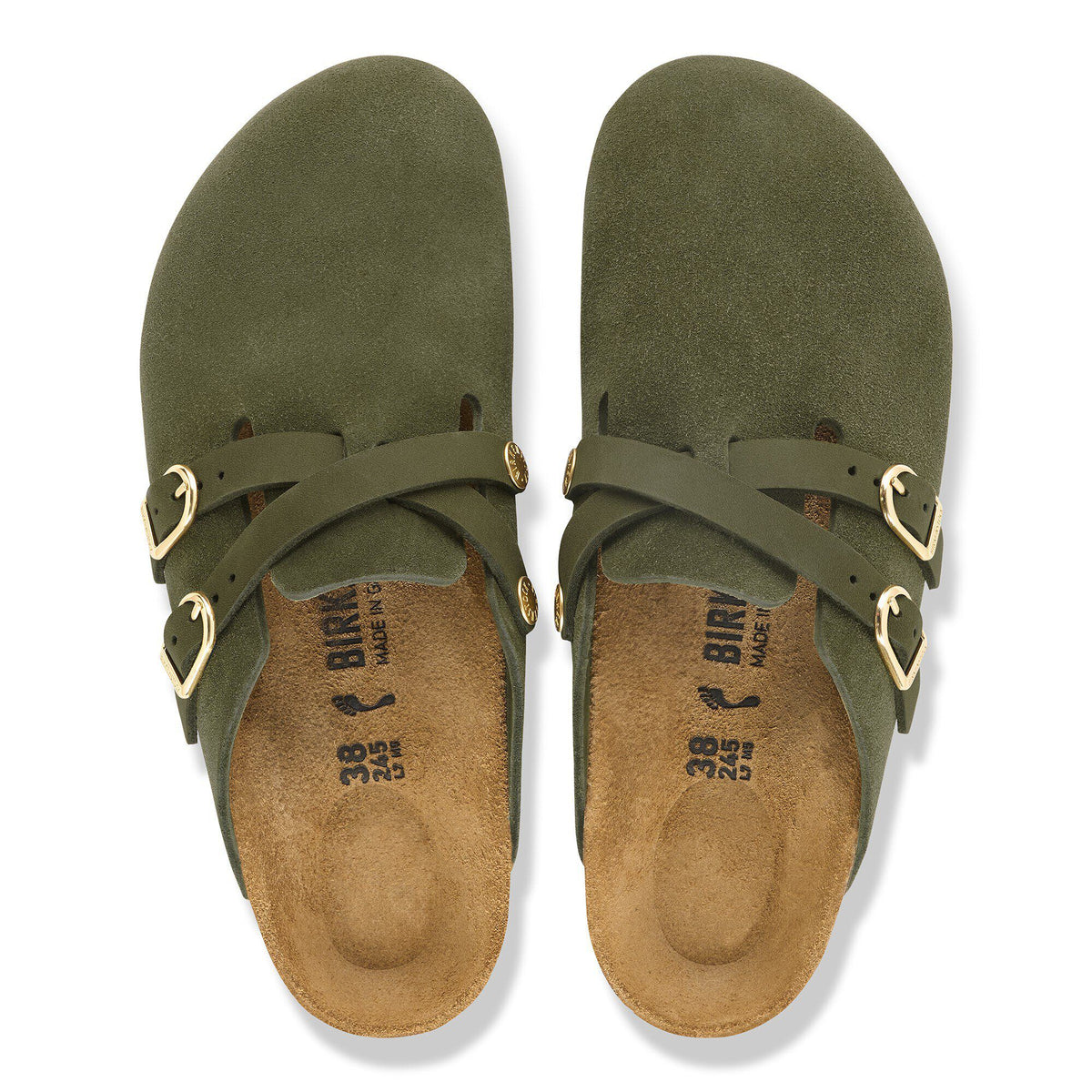 Blair Suede Leather in Color Thyme | Birkenstock