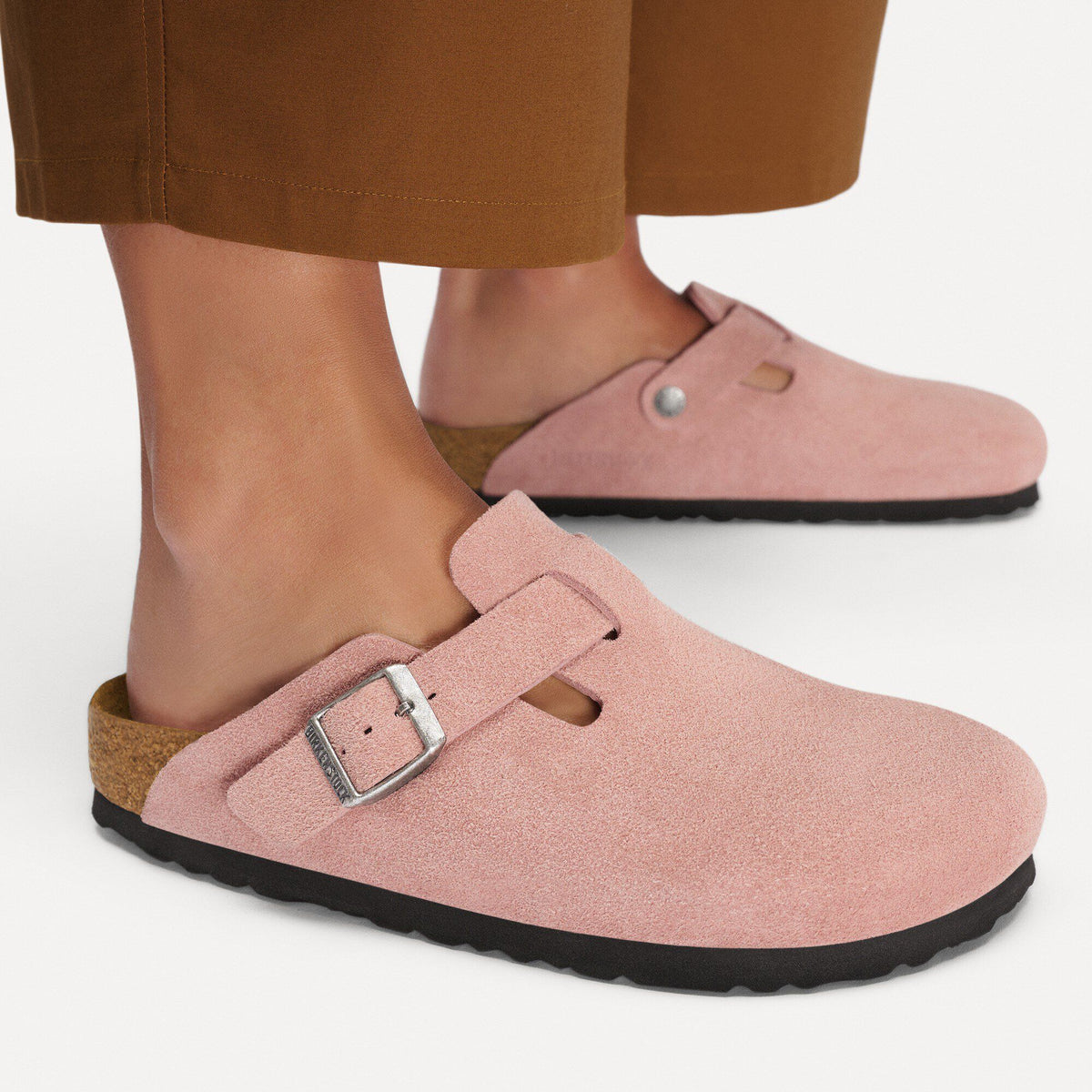Boston Suede Leather in Color Pink Clay | Birkenstock