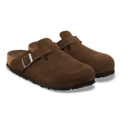 Boston Soft Footbed Suede Leather in Color Carafe | Birkenstock