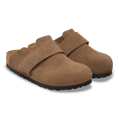 Loma Suede Leather in Color Dark Tea | Birkenstock