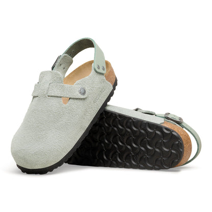 Tokio Suede Leather in Color Pure Sage | Birkenstock