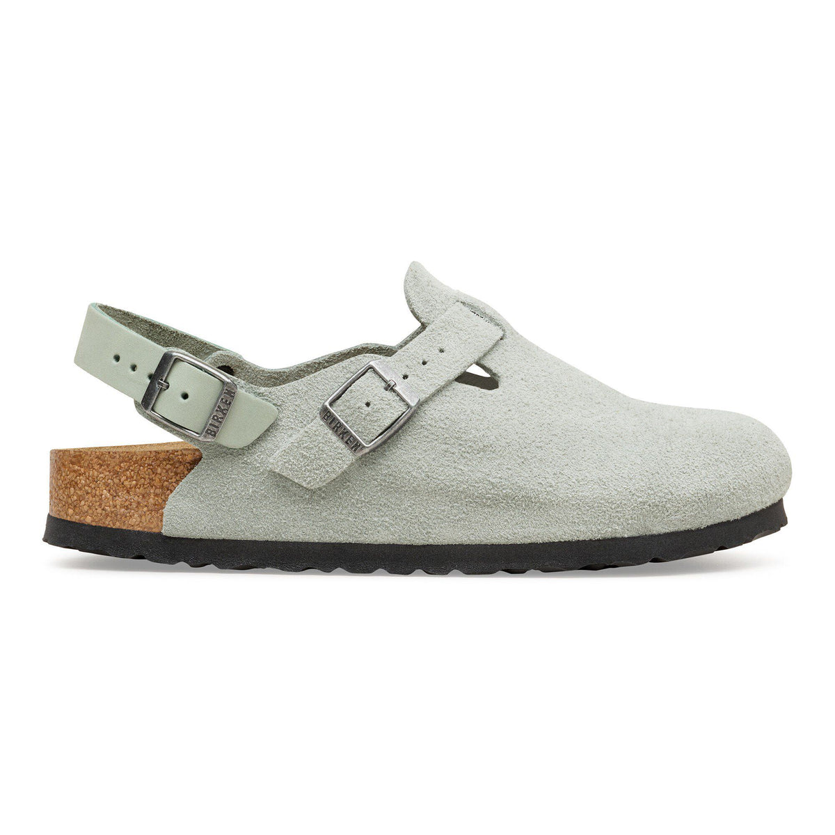 Tokio Suede Leather in Color Pure Sage | Birkenstock
