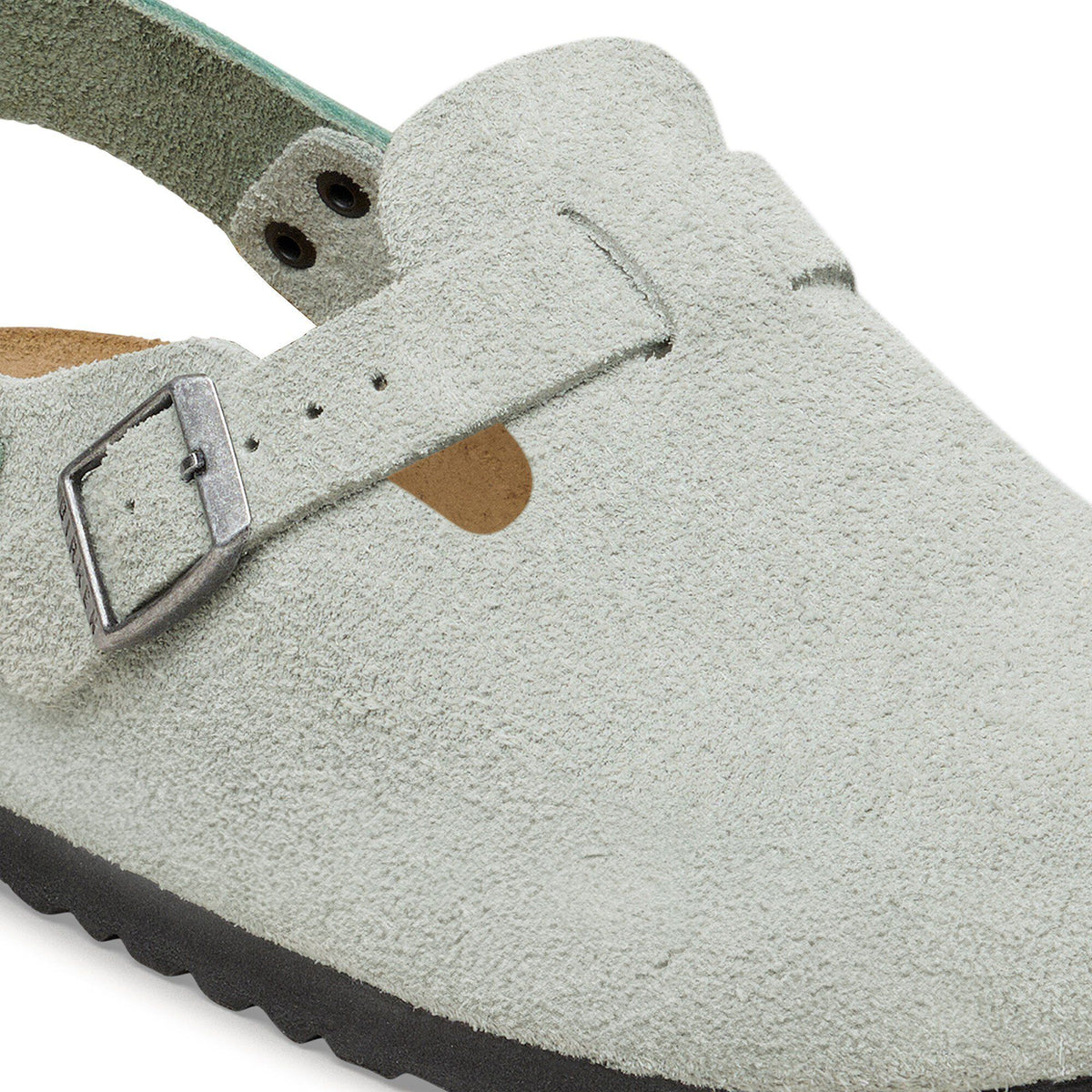 Tokio Suede Leather in Color Pure Sage | Birkenstock