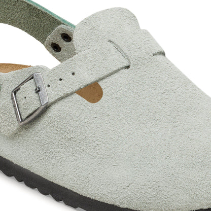 Tokio Suede Leather in Color Pure Sage | Birkenstock