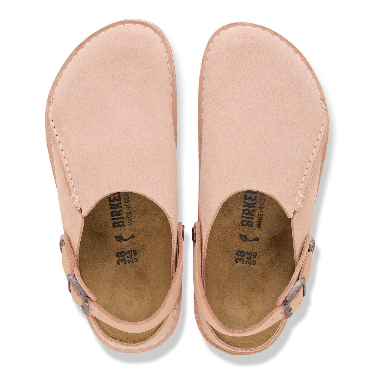 Lutry Premium Suede Leather in Color Light Rose | Birkenstock
