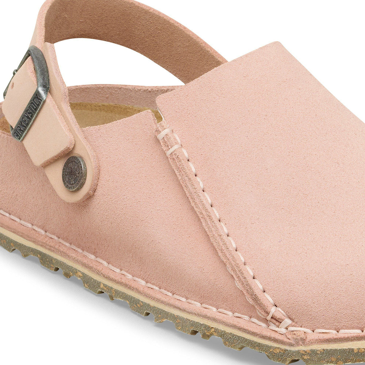 Lutry Premium Suede Leather in Color Light Rose | Birkenstock