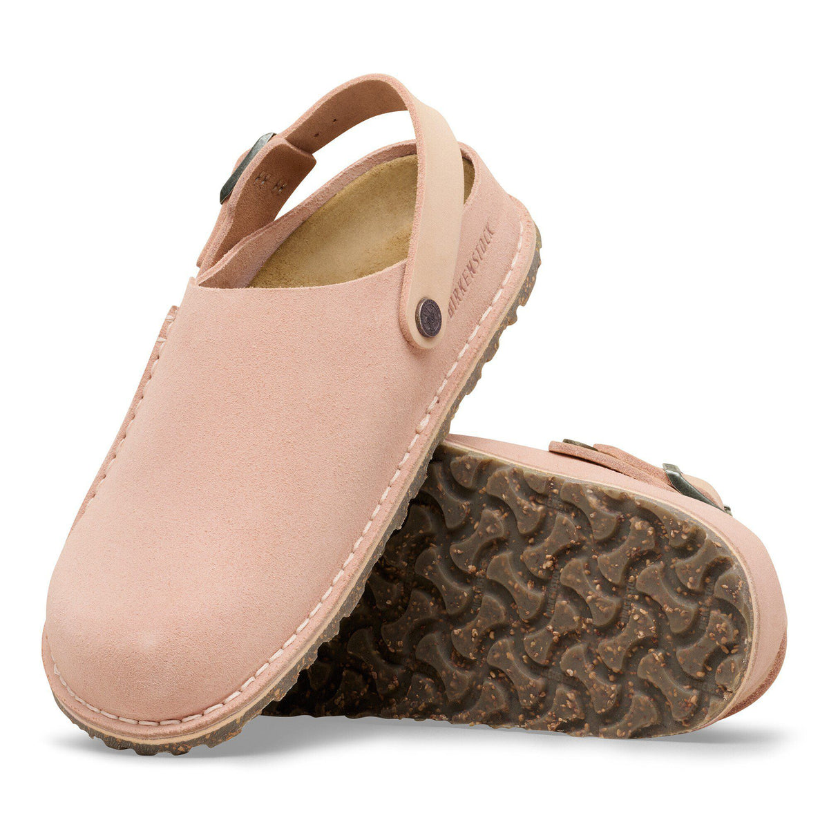 Lutry Premium Suede Leather in Color Light Rose | Birkenstock
