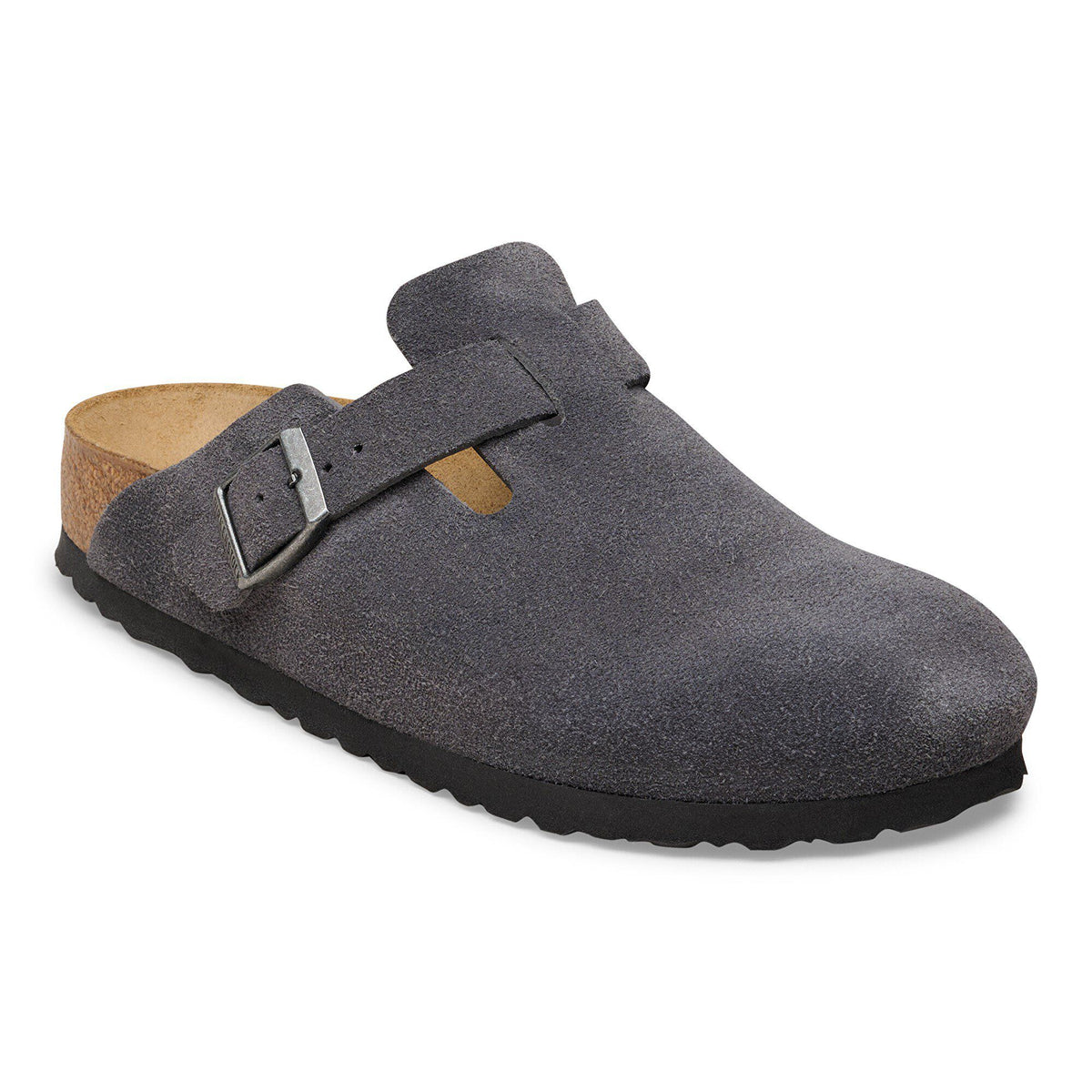 Boston Suede Leather in Color Charcoal | Birkenstock