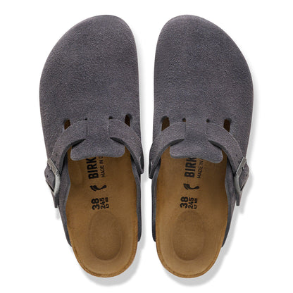 Boston Suede Leather in Color Charcoal | Birkenstock
