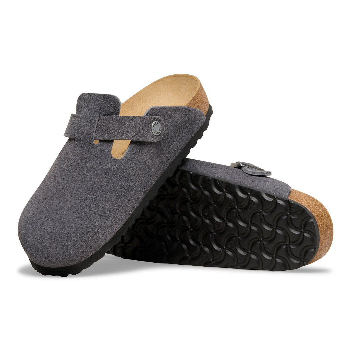 Boston Suede Leather in Color Charcoal | Birkenstock