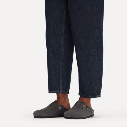 Boston Suede Leather in Color Charcoal | Birkenstock