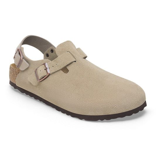 Tokio Suede Leather in Color Taupe | Birkenstock