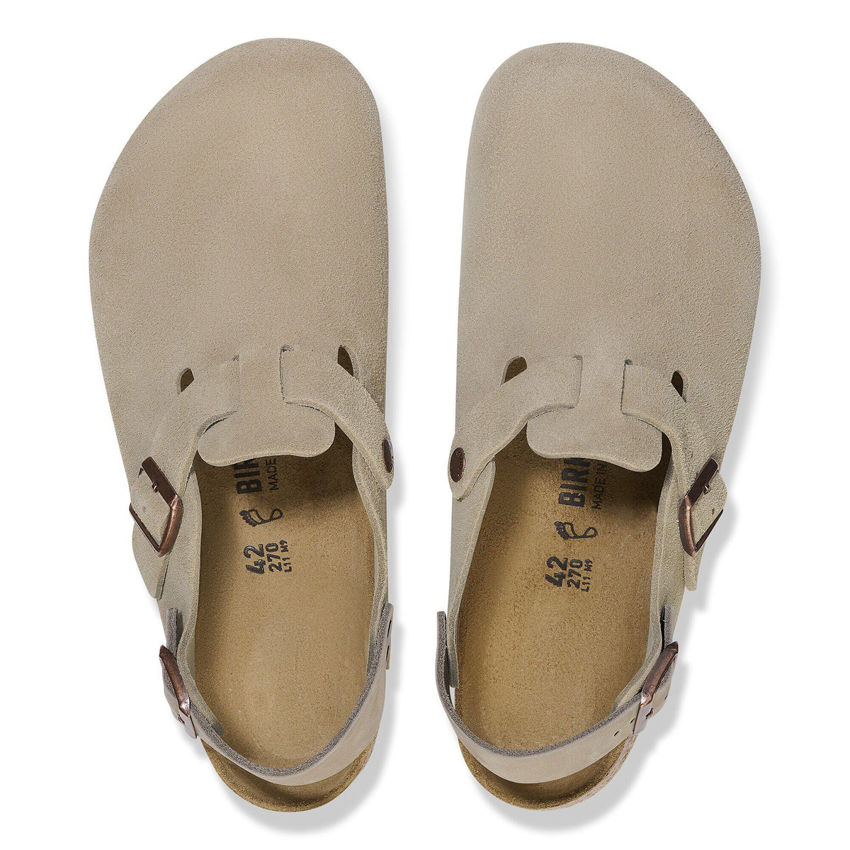 Tokio Suede Leather in Color Taupe | Birkenstock