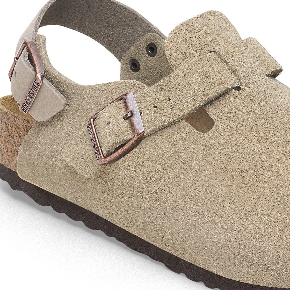 Tokio Suede Leather in Color Taupe | Birkenstock