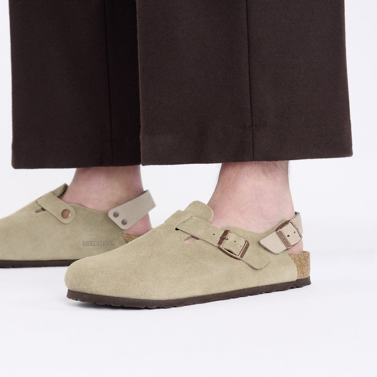 Tokio Suede Leather in Color Taupe | Birkenstock