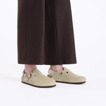 Tokio Suede Leather in Color Taupe | Birkenstock