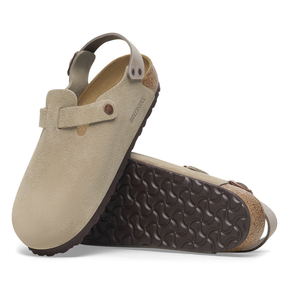 Tokio Suede Leather in Color Taupe | Birkenstock