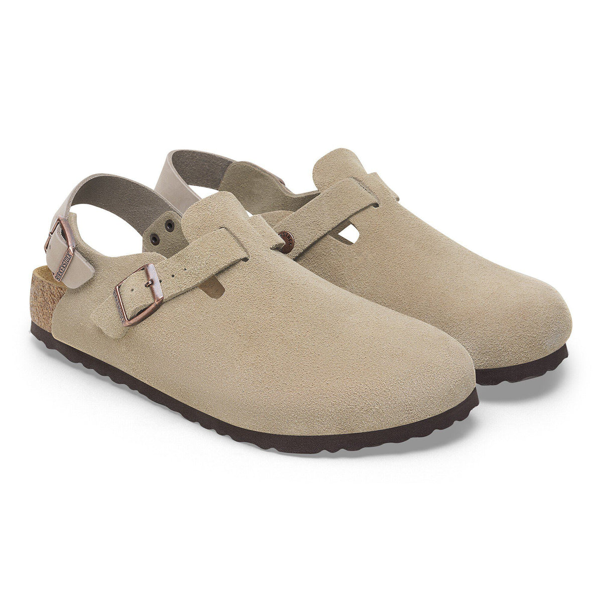 Tokio Suede Leather in Color Taupe | Birkenstock