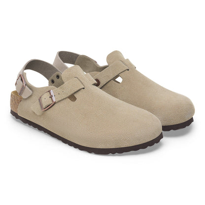 Tokio Suede Leather in Color Taupe | Birkenstock