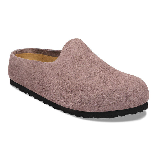 Amsterdam Wrapped Suede Leather in Color Faded Purple | Birkenstock
