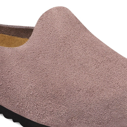Amsterdam Wrapped Suede Leather in Color Faded Purple | Birkenstock