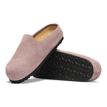 Amsterdam Wrapped Suede Leather in Color Faded Purple | Birkenstock