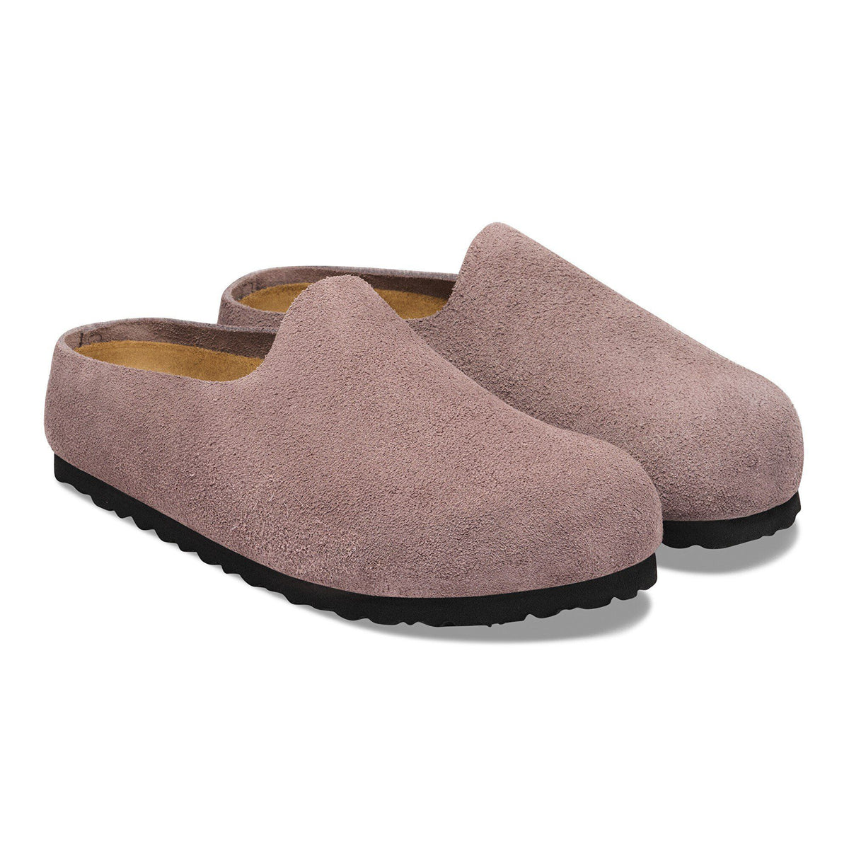 Amsterdam Wrapped Suede Leather in Color Faded Purple | Birkenstock