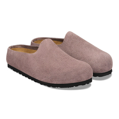 Amsterdam Wrapped Suede Leather in Color Faded Purple | Birkenstock