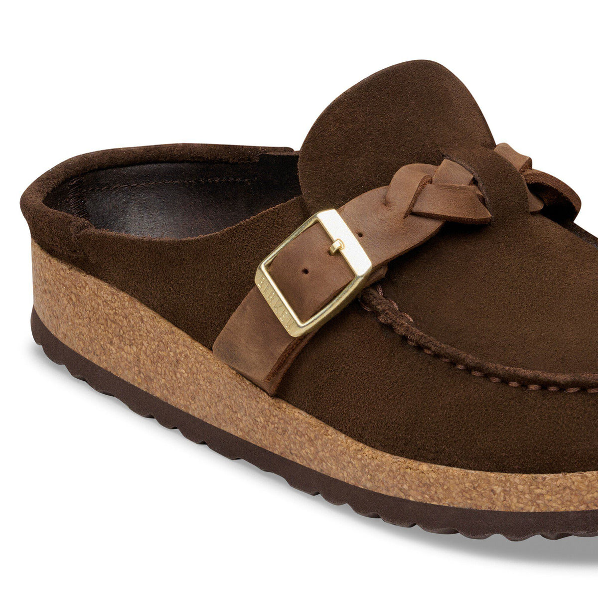 Buckley  Braided Suede Leather in Color Carafe | Birkenstock