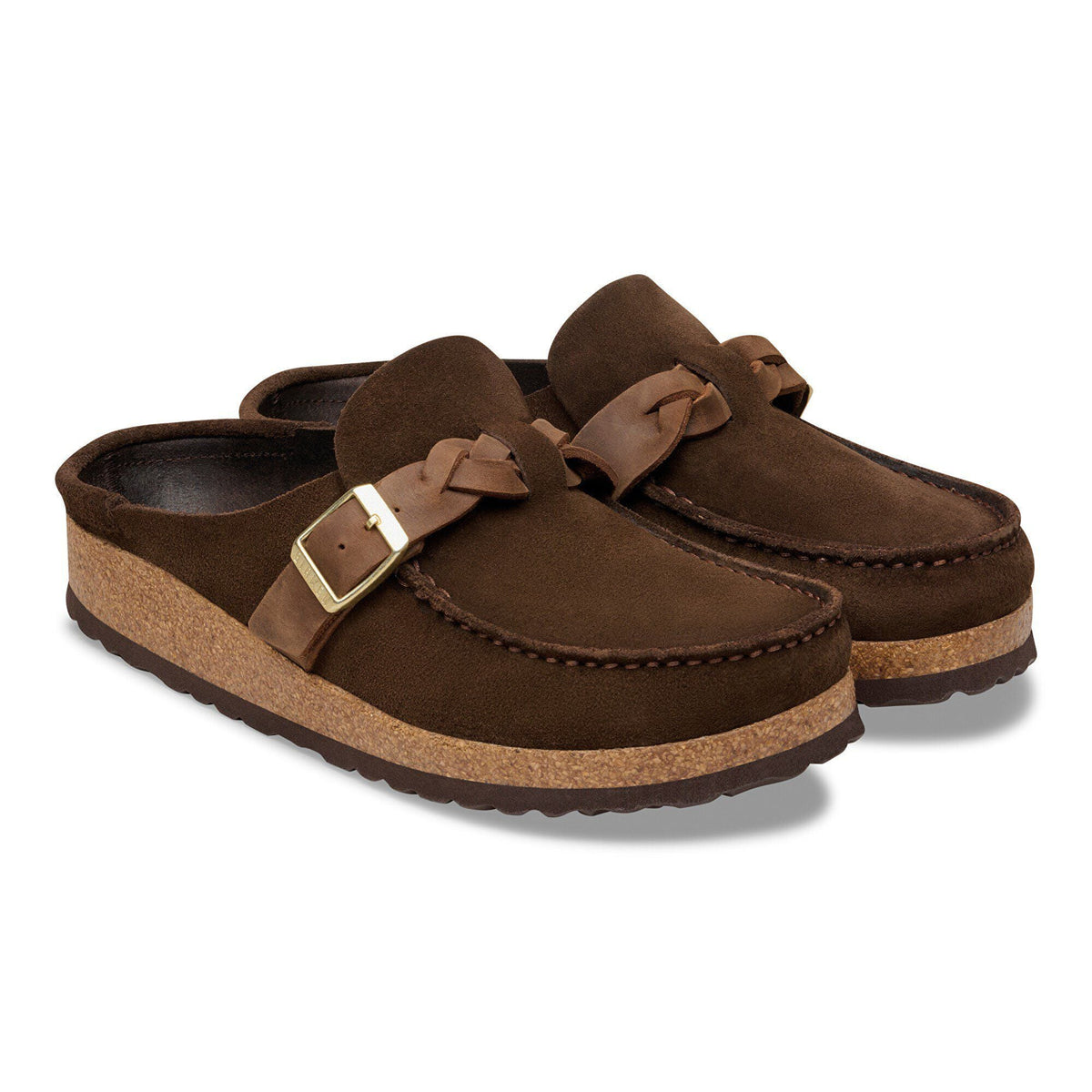 Buckley  Braided Suede Leather in Color Carafe | Birkenstock