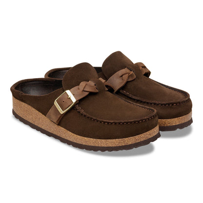 Buckley  Braided Suede Leather in Color Carafe | Birkenstock