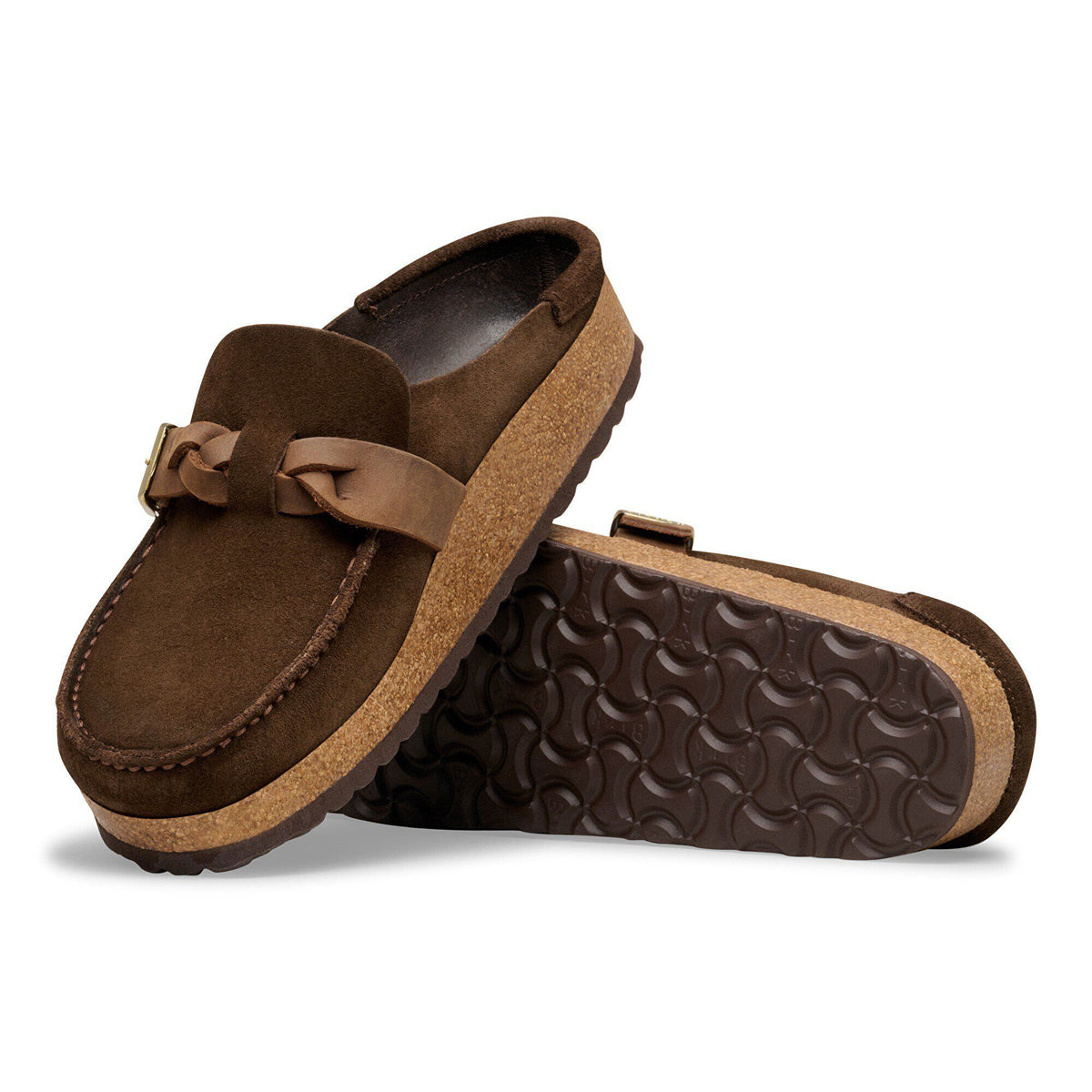 Buckley  Braided Suede Leather in Color Carafe | Birkenstock