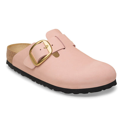 Boston Big Buckle Nubuck Leather in Color Soft Pink | Birkenstock