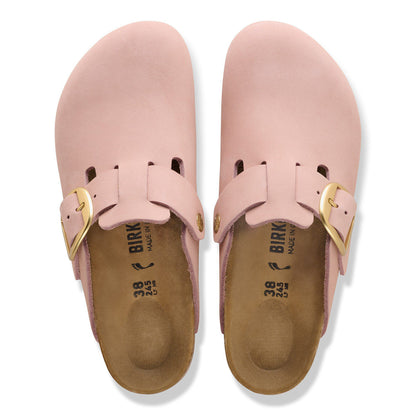 Boston Big Buckle Nubuck Leather in Color Soft Pink | Birkenstock