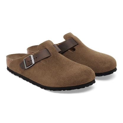 Boston Mixed Leather in Color Dark Tea | Birkenstock