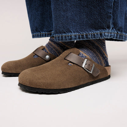 Boston Mixed Leather in Color Dark Tea | Birkenstock