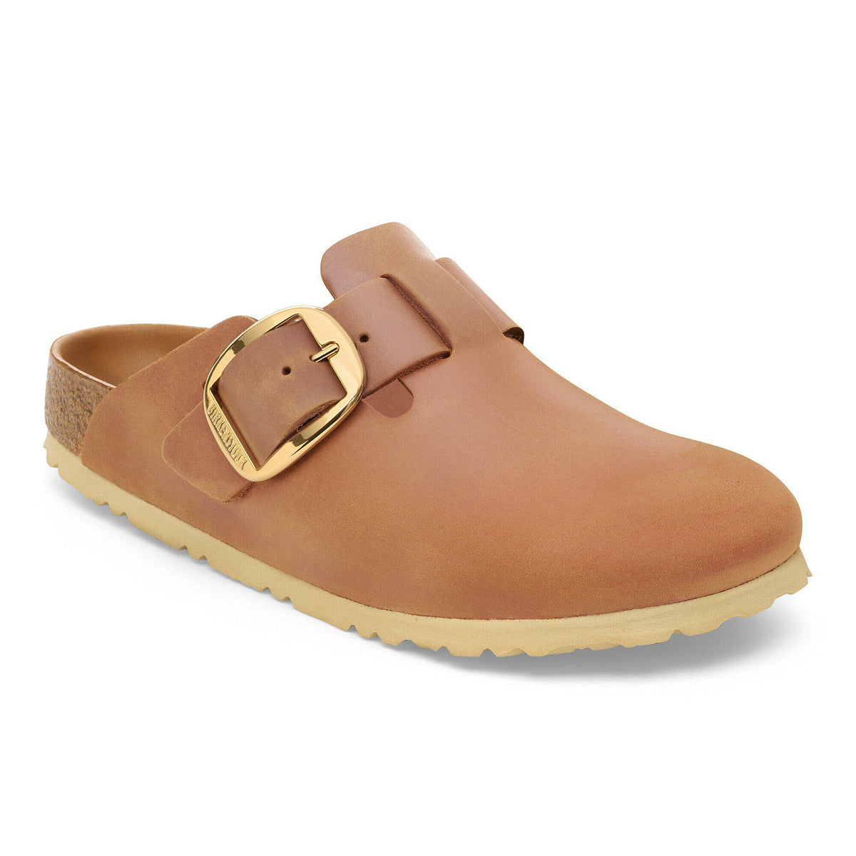Boston Big Buckle Oiled Leather in Color Cognac | Birkenstock