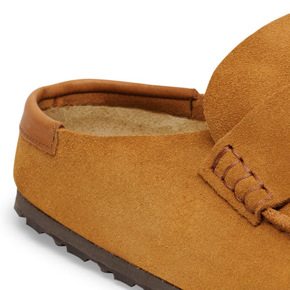 Naples Wrapped Suede Nubuck in Color Mink | Birkenstock