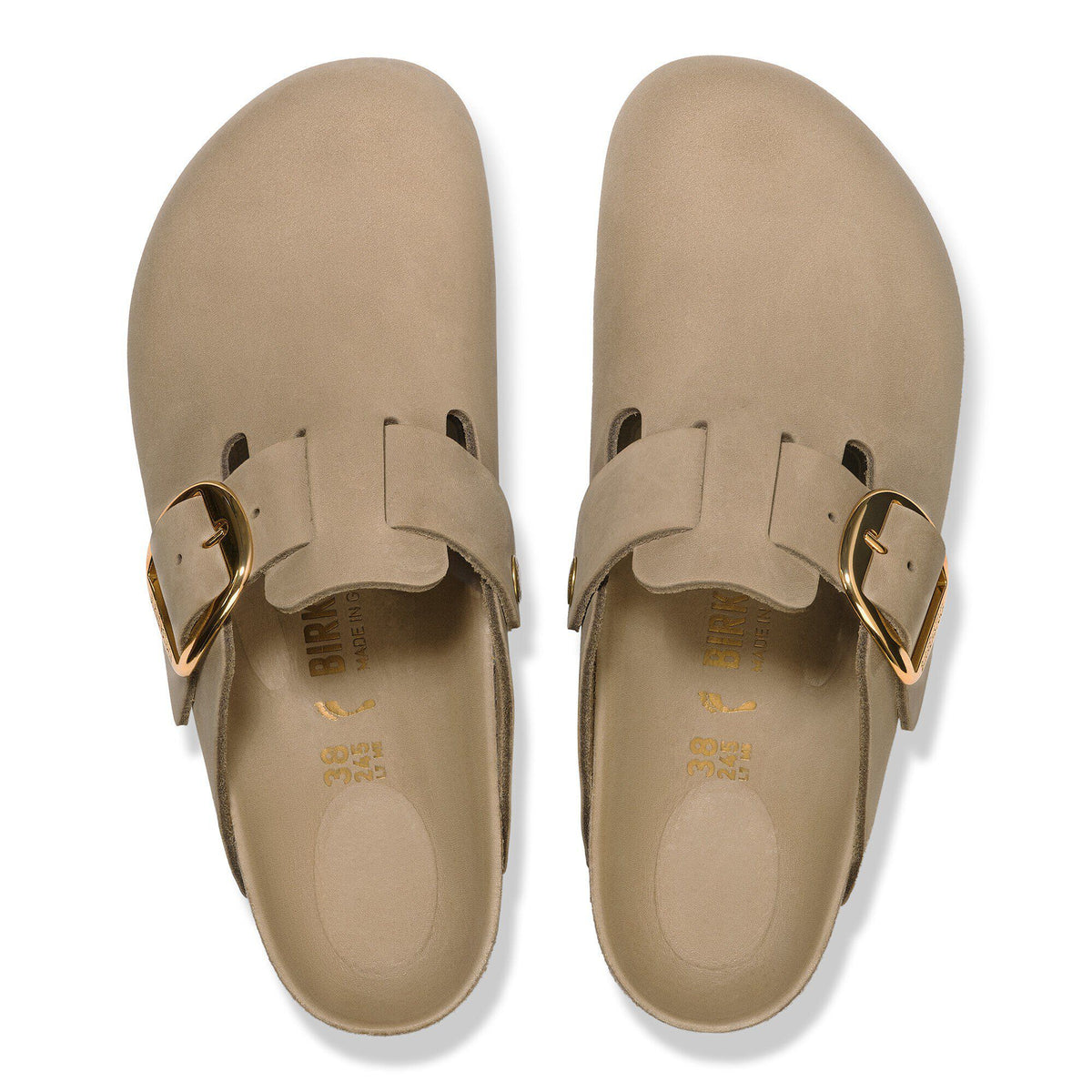 Boston Big Buckle Oiled Leather in Color Tobacco Brown | Birkenstock