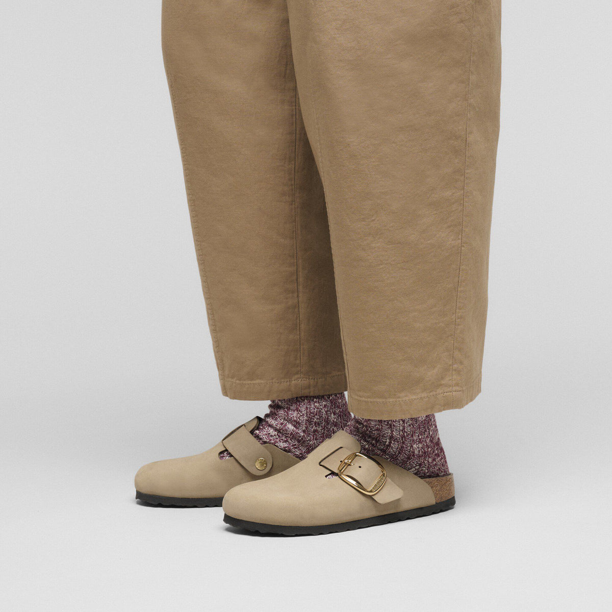 Boston Big Buckle Oiled Leather in Color Tobacco Brown | Birkenstock