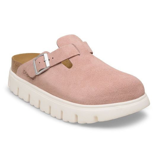 Boston Chunky Suede Leather in Color Pink Clay | Birkenstock