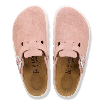 Boston Chunky Suede Leather in Color Pink Clay | Birkenstock