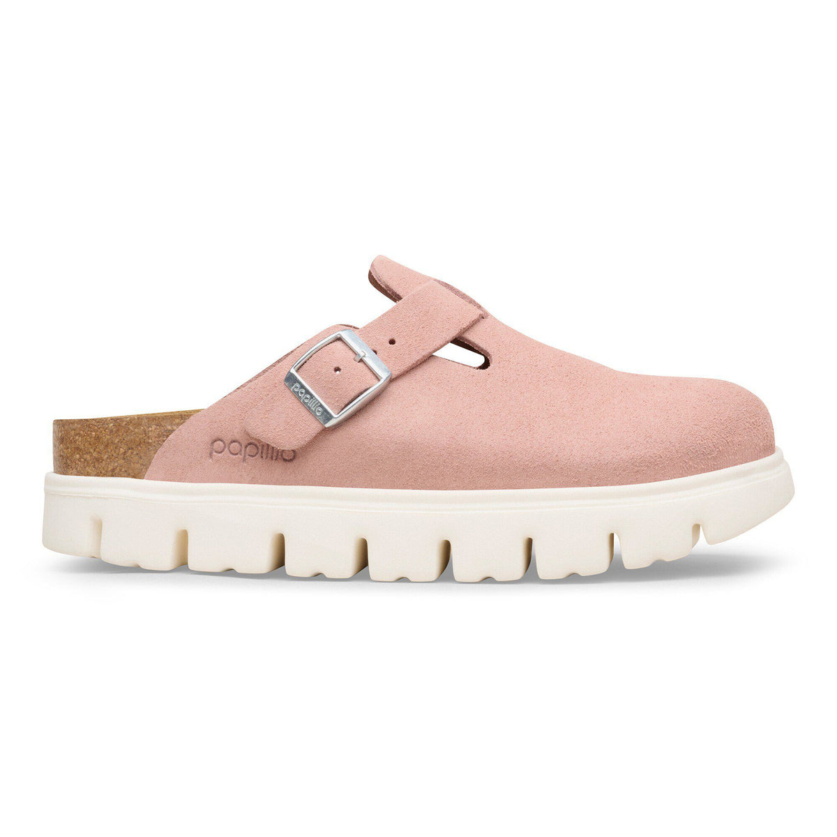 Boston Chunky Suede Leather in Color Pink Clay | Birkenstock