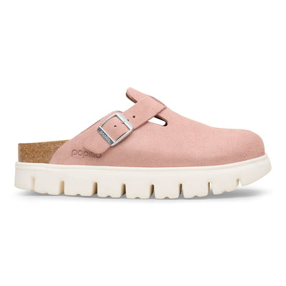 Boston Chunky Suede Leather in Color Pink Clay | Birkenstock