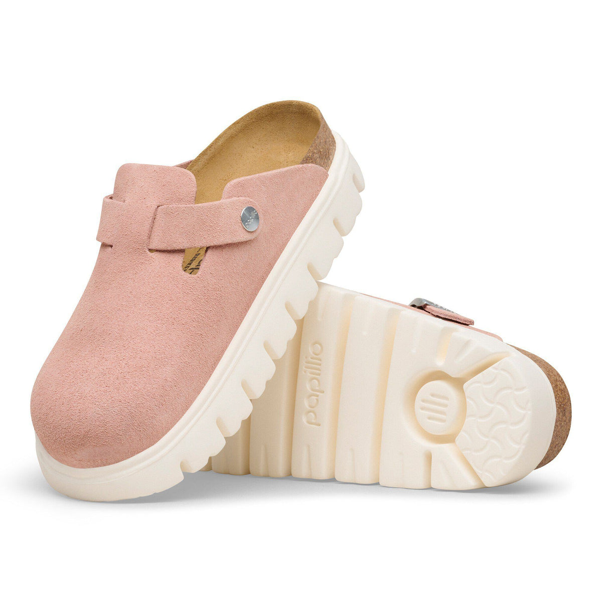 Boston Chunky Suede Leather in Color Pink Clay | Birkenstock