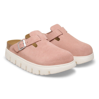 Boston Chunky Suede Leather in Color Pink Clay | Birkenstock