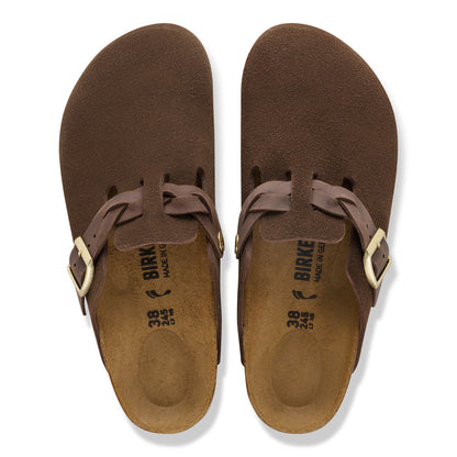 Boston Braided Suede Leather in Color Carafe | Birkenstock