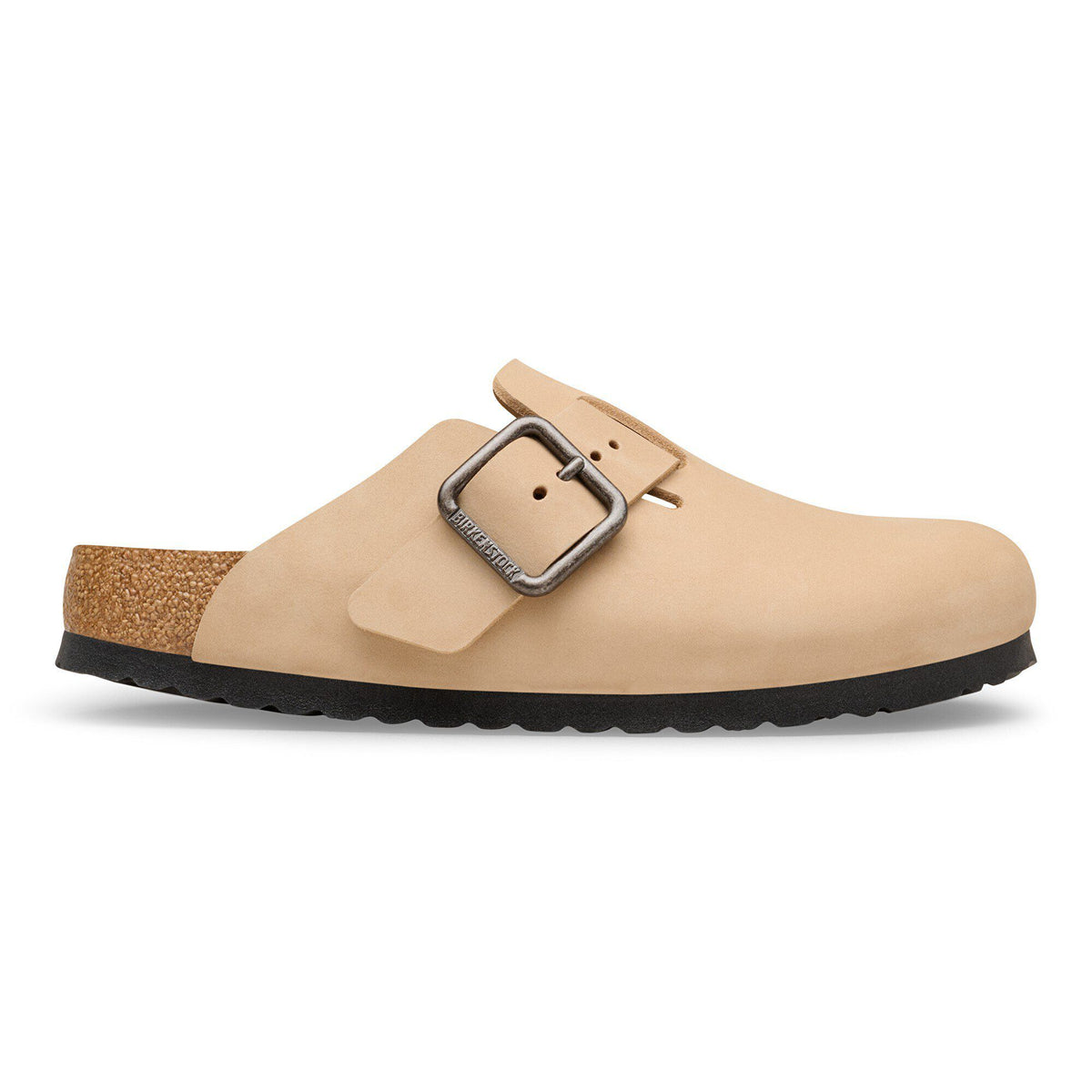 Boston Wire Buckle Nubuck Leather in Color Sandcastle | Birkenstock